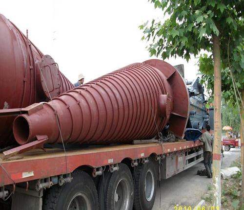 济南化肥厂复合肥生产线用高效旋风除尘器已发货
