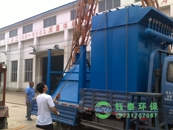 天津静海健身器材厂两台75L密炼机除尘器已发货